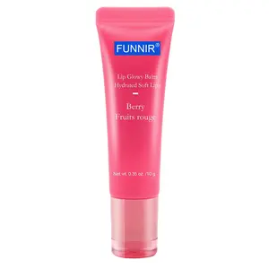 FUNNIR Lip Glowy Balm of Berry Scent,Moisturizing Lip Balm For A Sheer Tint Of Color-10g, Hydrate, Glossy, Lightweight, Moisturize & Tint with Shea Butter