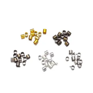 500pcs/lot 1.5/2/2.5mm Copper Positioning Beads Crimp Beads End Stopper Spacer Beads For DIY Jewelry Making Accessories ﻿