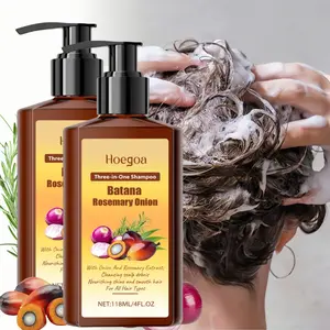 3.99oz/ 4oz 3-in-1 Rosemary Aloe Onion Shampoo, Repairs Damaged Scalp, Nourishes and Shines Hair, Cleanses Frizz and Dandruff, Strengthens Hair Roots, Revitalizes Beautiful Hair, Local Warehouse. shampoo rosmary  shampoo black  hair  dry  shampoo