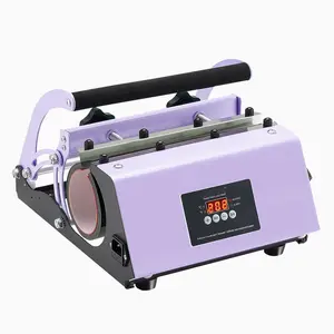 Tumbler Heat Press Machine For 11-30oz Mugs And Tumblers, Sublimation Mug Press Equipment, Easy To Use And Durable, Purple Color, All-In-One Tumbler And Mug Sublimation Transfer Press For DIY Projects And Small Business