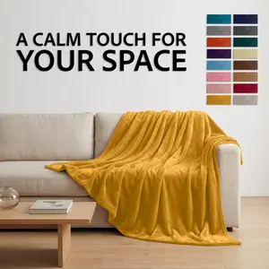 Fleece Throw Blanket Alternative – Fleece Throw for Couch, Sofa & Bed – Lightweight, Durable - Avalable in Throw, Twin, Queen and King Sizes