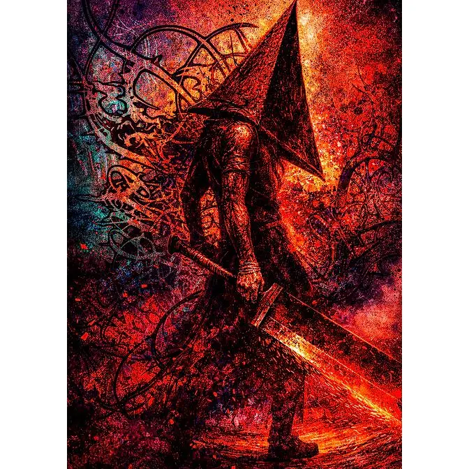 Pyramid Head with Great Blade' Poster, picture, metal print ...