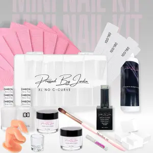 PressedByJordin Mini Nail Kit - Acrylic Nail Kit - Starter Kit for Beginners - Affordable Nail Kit