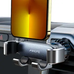 Car Phone Holders For Car [Ultra Convenient] Air Vent Phone Mount [Upgrade Clamp] Cell Phone Holder For Car Interior Accessories For Women For iPhone 16 Pro Max 15 For Samsung S25 For Honda For Toyota For Mazda