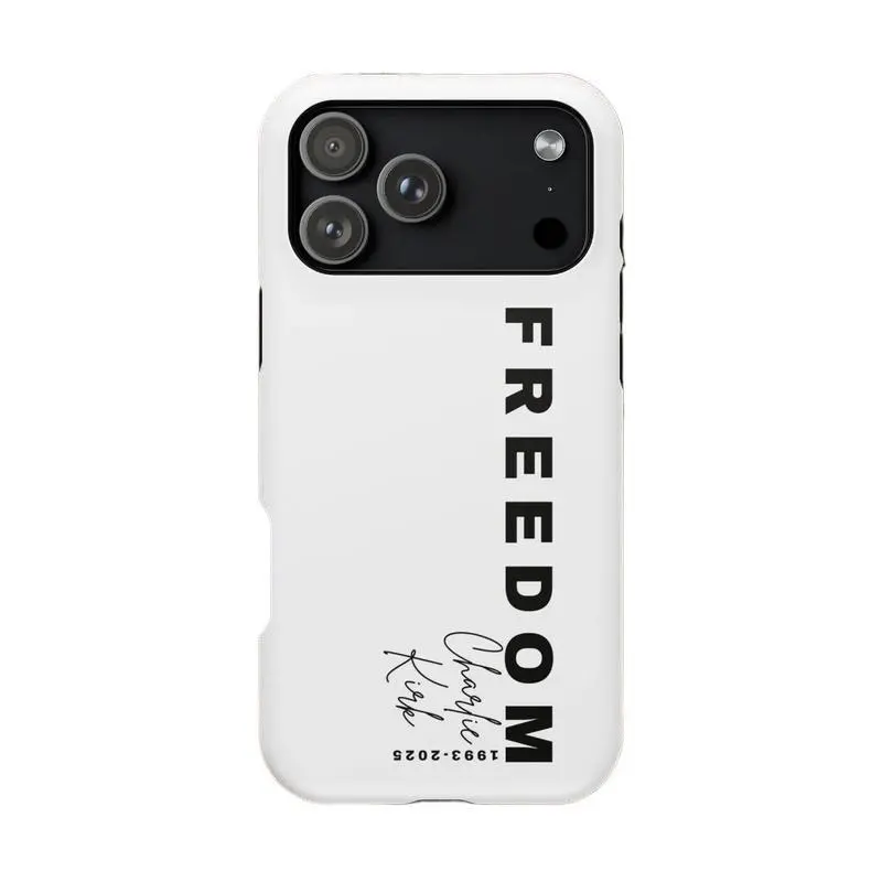 Freedom Charlie 1993-2025 Tough Phone Case, Shockproof, Anti-Drop, Anti-Fingerprint For IPhone 17, 16, 15, 14, 13, 12, Pro Max, Pro Plus, and Samsung S25, 24, 23,Safety Case Style