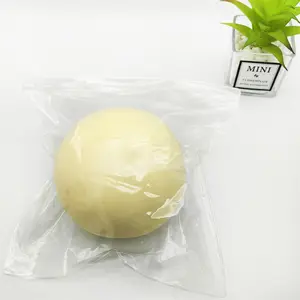 10cm Oversized Fluid Cheese Ball Toy, Stress Relief Squeeze Fun, Giant Mud Texture Plaything, Perfect for Kids & Adults