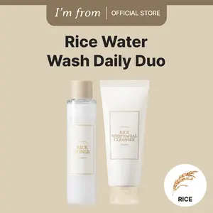 [I’m From Official Shop] Rice Water Wash Daily Duo - Rice Toner, Rice Cleanser | Skincare, Skin Repair