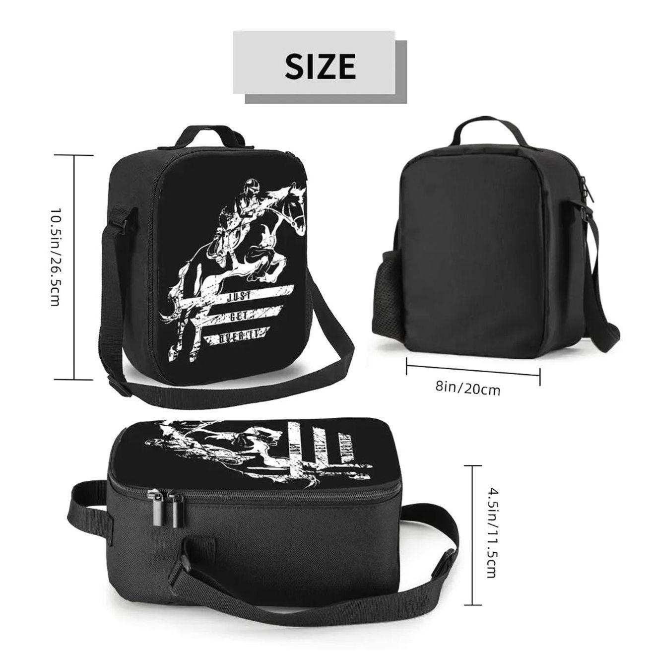 Custom Name Cute Monster Girl Academy 3-in-1 Bookbag Set | Student Backpack Insulated Lunch Bag Pencil Case | Personal Gift