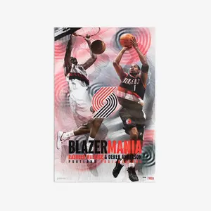 RASHEED WALLACE + DEREK ANDERSON VINTAGE POSTER
