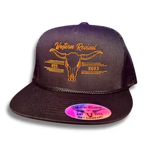 The "Longhorn Wildfire" Black Snapback Hat