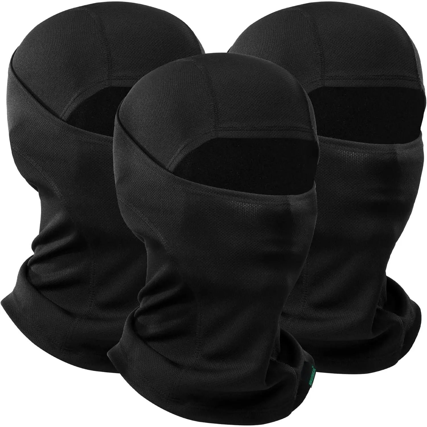 3-Pack All-Season Balaclava Ski Masks for Men & Women, Shiesty Full Face Design with Sun Protection, Breathable & Windproof for Outdoors, Uv Protection, Four Needle Six Lines