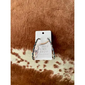 Western Texture Hoop Earrings