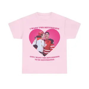 Ilya Shane I Want Two Boyfriends Heated TV Pink heart shirt