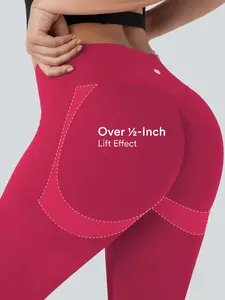 Women's Yoga Pants High Waist Leggings Comfortable Zero Restriction Light Compression Slimming Daily Fitness Exercise Wear, 1 Piece Pack