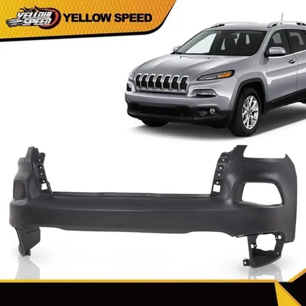 ALLGOOD Fit For 2014-2018 Jeep Cherokee Front Upper Bumper Cover Replacement