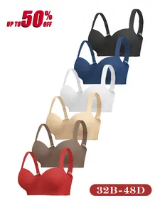 Mimilemon 3PC Full coverage  Push-up  bra for women everyday Comfort  full cup bra Seamless Tshirt Bras Sports Bra Bralette Basic Comfortable Fit Womenswear Everyday  TikTokShopBlackFriday Close comfortable Bra pushup  bea