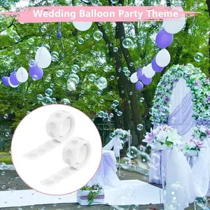 300pcs Double-Sided Balloon Glue Dots, Transparent Removable Round Adhesive Stickers, Waterproof No Residue, Ideal for Crafts, Gift Wrapping, Weddings, Holidays