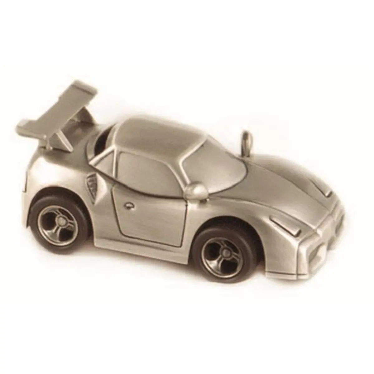 Leeber 88608 Elegance Pewter Plated Sports Car Bank, 1.75 x 2.5 x 4.75 in.