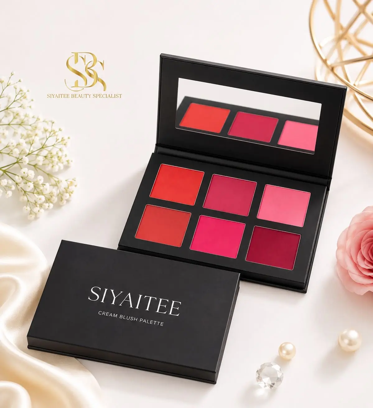 Siyaitee Beauty Specialist Cream Blush Palette