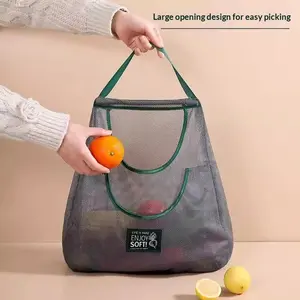 Reusable Hanging Multi-Functional Storage Bag, Durable Vegetable Storage Bag, Kitchen Organizer, Reusable and Long-Lasting Design