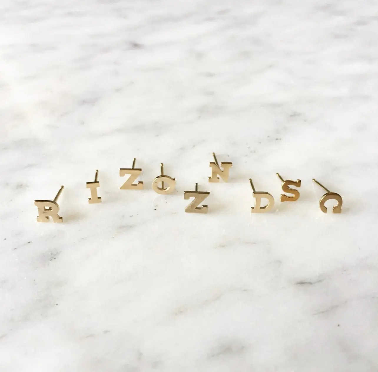 Initials Studs