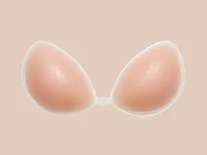 Nubra Sticky Bra, Valentine’s Day Gift for Her, Adhesive Push Up Cleavage Bra, Up to G Cup, Seamless Strapless Bra for Date Night, Backless & Red Dress, Waterproof & Reusable