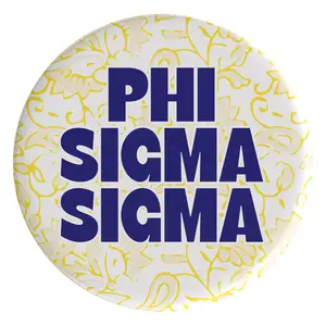 Phi Sigma Sigma Through The Vines Sorority Button