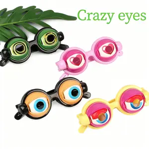 Funny Wacky Eyes Glasses - Aesthetic Party Favors & Creative Prank Toy  Christmas & Birthday Gift for Kids | Novelty Accessory for Epic Game Nights