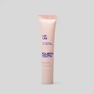 Fourth Youth Lip Lab Peptide-Infused Overnight Lip Mask with Pomegranate Sterols & Hyaluronic Acid for Nourished Soft Lips