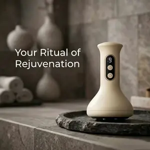 Electric Gua Sha Cupping Machine, Home Use Negative Pressure Massage Therapy, Heat Relief Acupoint Stimulation Device