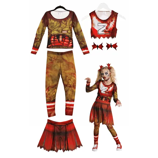 Girl's Zombie Cheerleader Costume