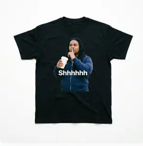 LUCKI "Shhhhhh" Graphic T-Shirt, Lucki Merch, Meme Shirt, Rapper Shirt, Adult funny T-shirt, Gift for Woman and Man