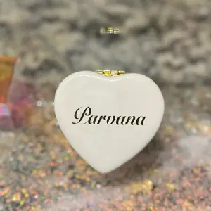Heart-Shaped Personalized Trinket Box for Home Organization