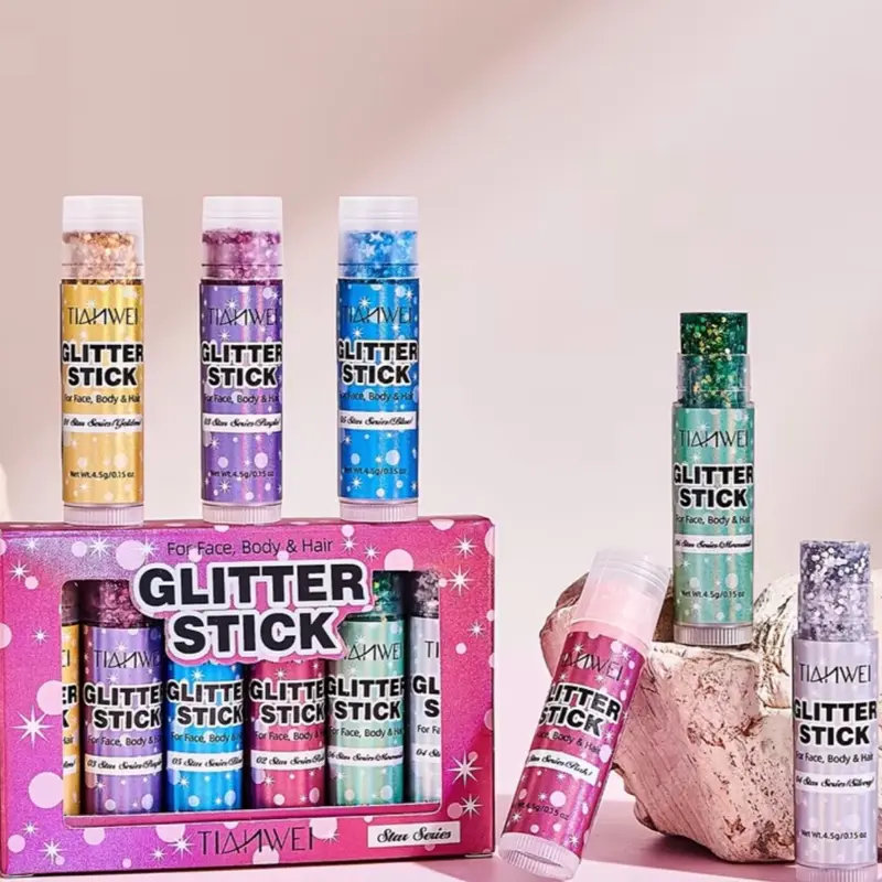 Glitter Stick, 6 Colors Available Perfect