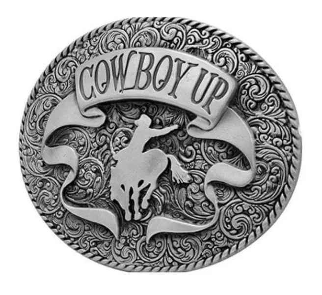 Cowboy Up Belt Buckle 1187