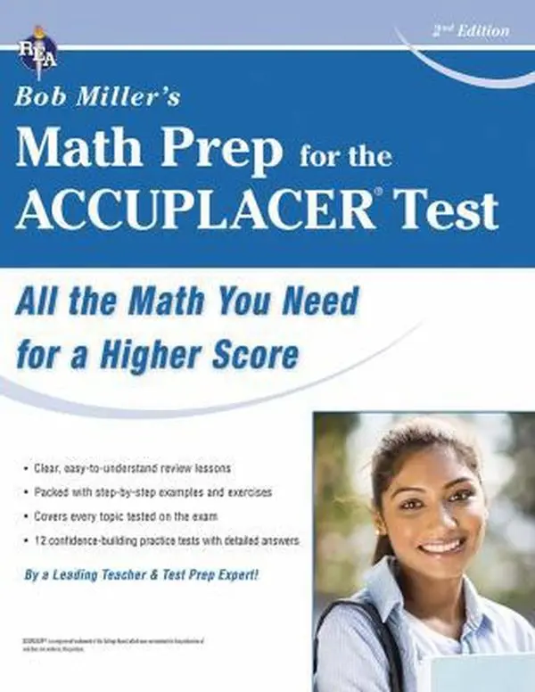 USED Book - Bob Miller's Math Prep for the Accuplacer by Miller, Bob (Paperback) - english