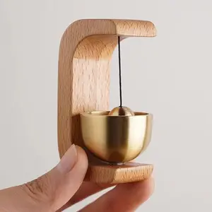 Wooden Wind Chime, Magnetic Hangable Entry Door Bell, Vintage Door Bell, Hanging Ornament, Home Decor Supplies, Wall Decor, Vintage Home Decor