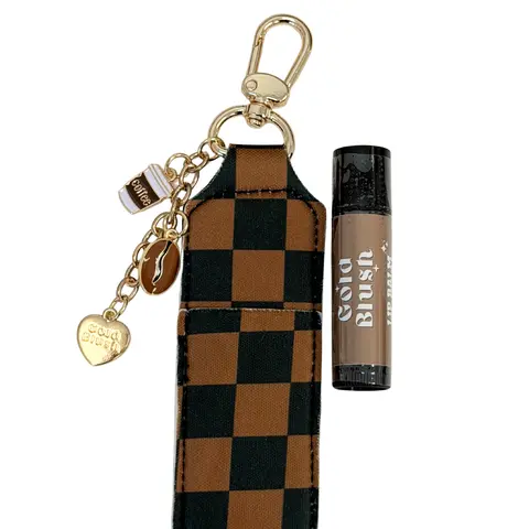 Gold Blush Tallow Lip Balm + Lip Balm Holder Keychain- Gold Blush x Magic Moo Tallow Lip Balm