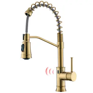 Modern sensor faucet sensor commercial style pull down single handle kitchen faucet