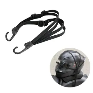 A multi-functional binding strap, motorcycle helmet binding strap, adjustable elastic elastic rope, hand-held electric bike net pocket tension rope hook, bicycle rear seat binding strap, suitable for outdoor travel and camping