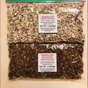 Organic Dandelion Root Tea 2oz Set - Herbal Beverage