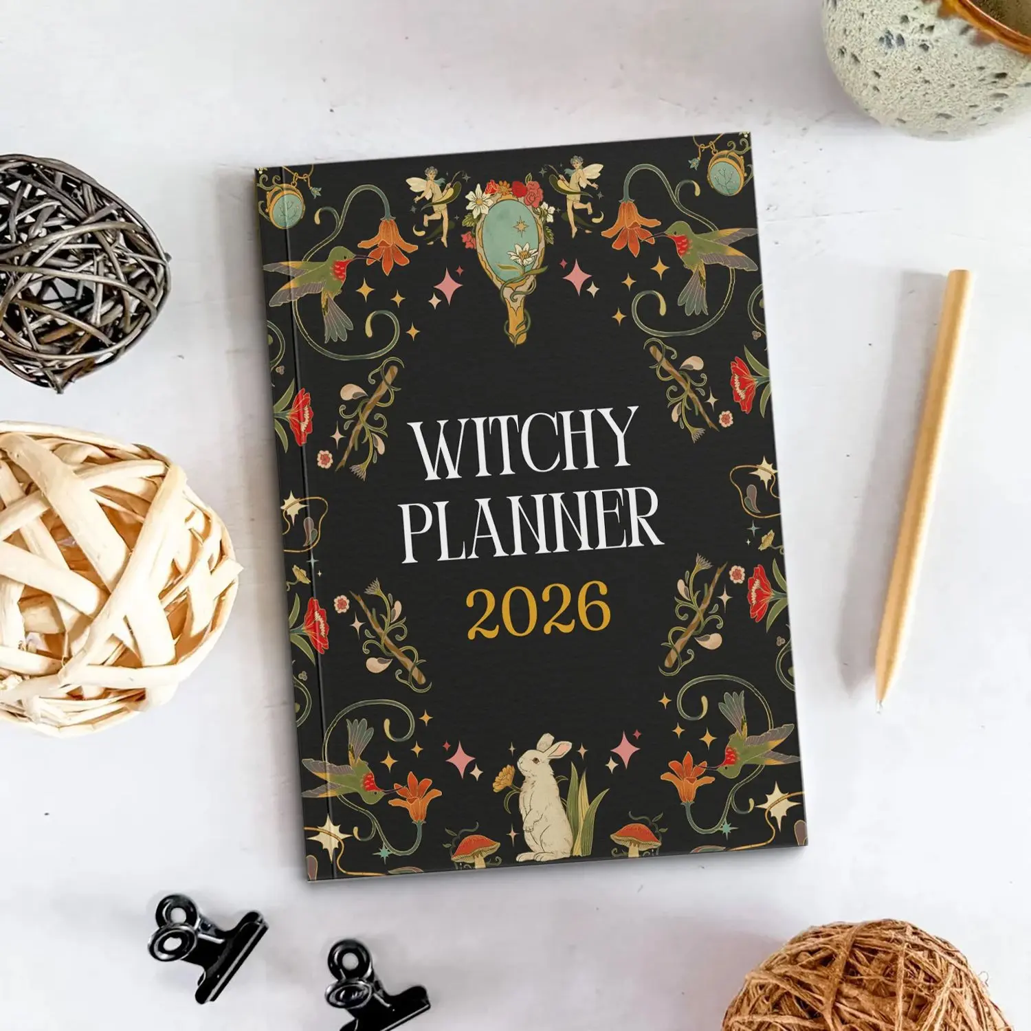 2026 Magic Planning Journal, Zodiac Moon Phases 2026, Witchy Planner, Unique Design, Perfect for Organizing Your Life, Calendar Planner