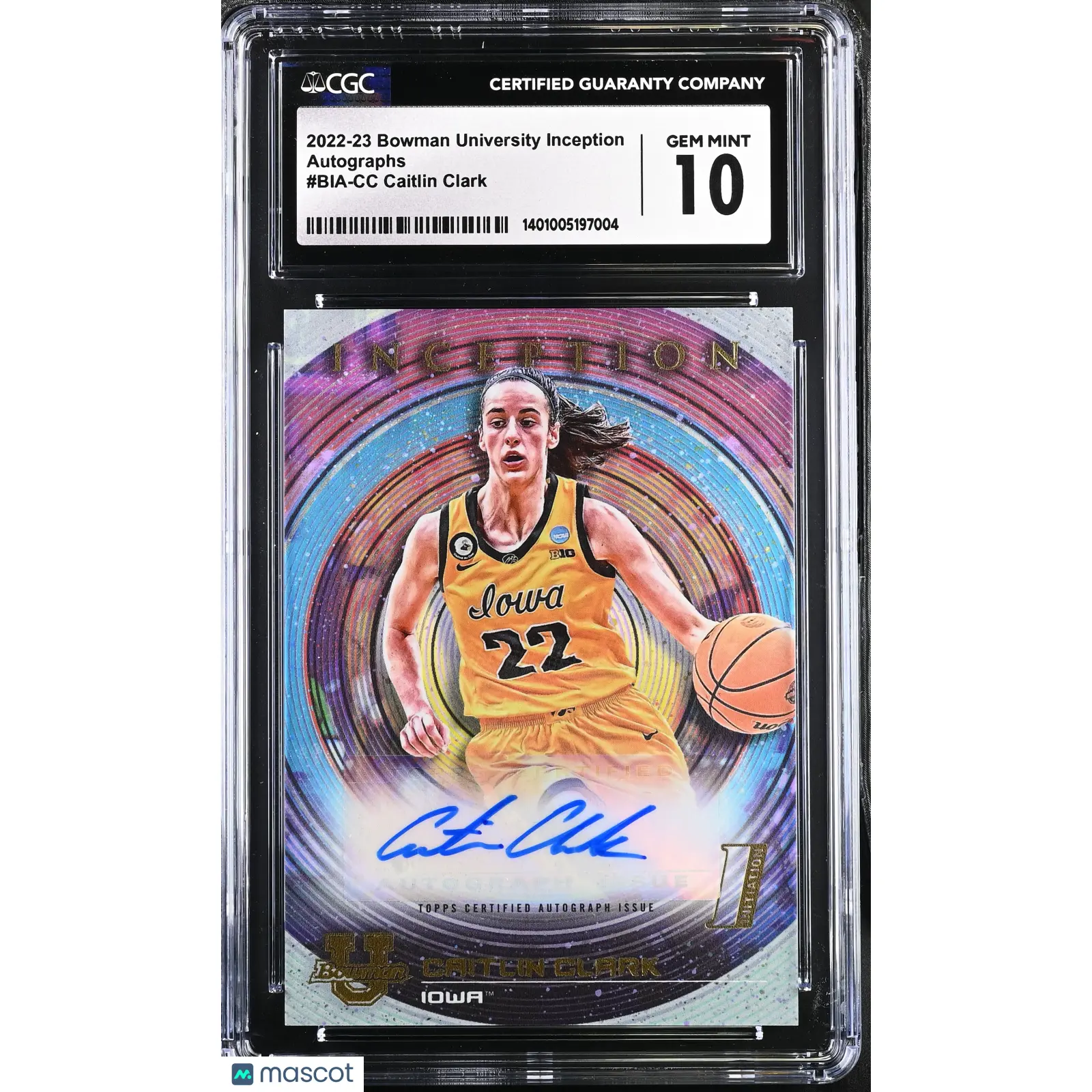 2022-23 Bowman University Inception Autographs #BIA-CC CGC 10