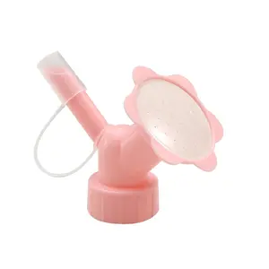 3 Counts Plastic Dual Head Bottle Watering Spout, Small Bottle Cap Sprinkler for Indoor Plant Bonsai, Random Color,Garden Bonsai Tool Watering