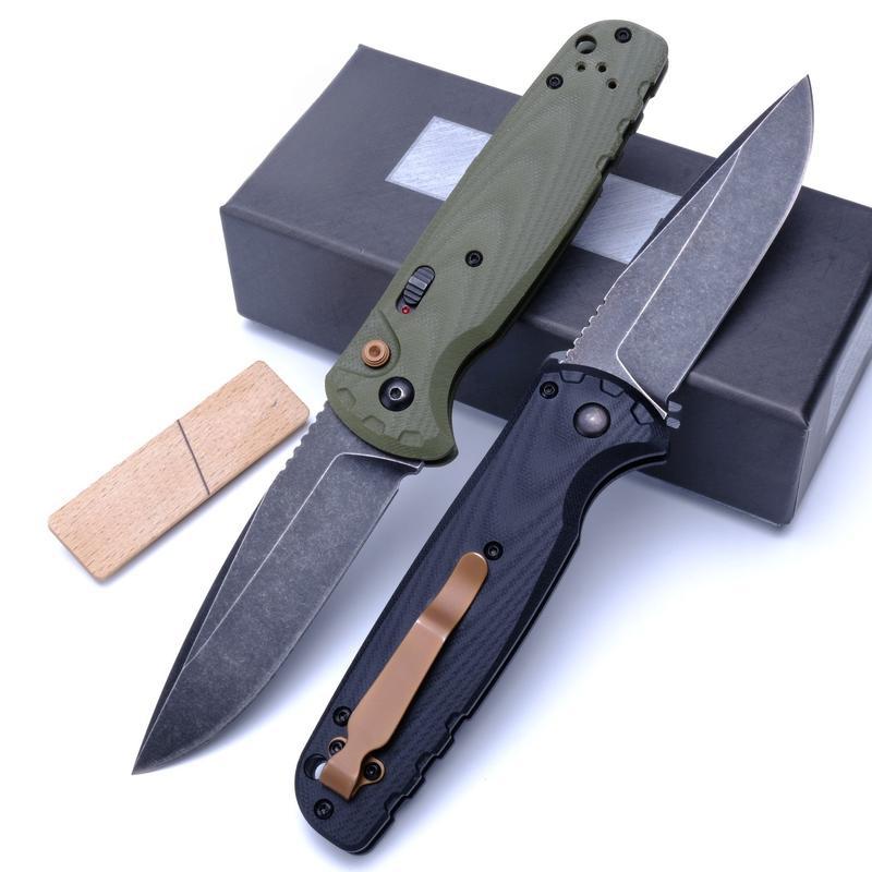 4300 practical folding knife with G10 handles and high-hardness steel, ideal for camping, driving, everyday carry, and package opening. Gift for men