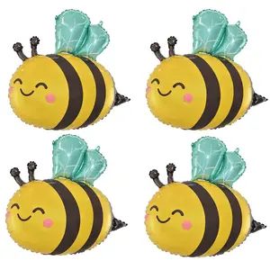 Bee-Themed Party Decorations Kit with 4 Bee Balloons for Weddings, Baby Showers & Birthdays