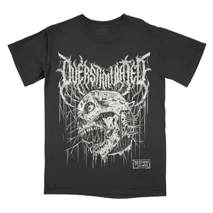 Overstimulated Comfort Colors Unisex T-shirt Gothic Alternative Fashion Top Tshirt Streetwear Short sleeve Printed Cotton Alt Goth