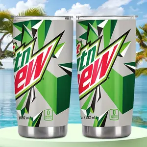 DEW 20oz car cup, reusable, perfect gift for parties, household items, suitable for all seasons, Holiday Gift, Travel Drinkware, Portable Cup, Seasonal Drinkware, Durable Cup, Highquality Material, Spillproof Cup, Drink Container, Gift Shoppers