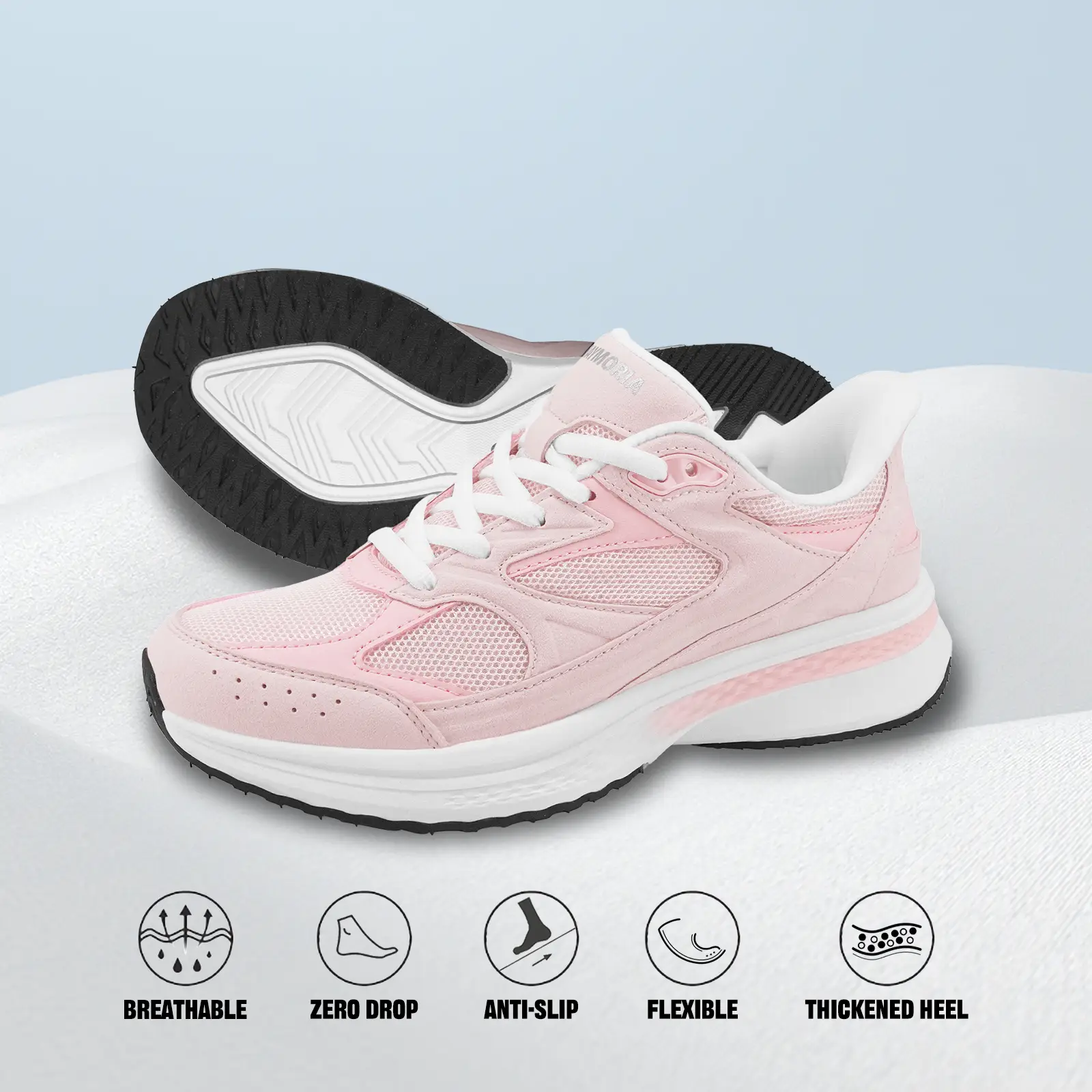 BAYMORIA 2025 Women's all-match retro casual shoes, fashionable casual shoes, comfortable and breathable sports running shoes, wear-resistant training