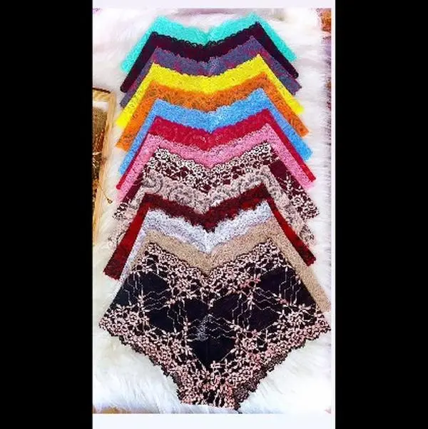 Brazilian lace pantyhose Womenswear brasileño Cotton Panties no show